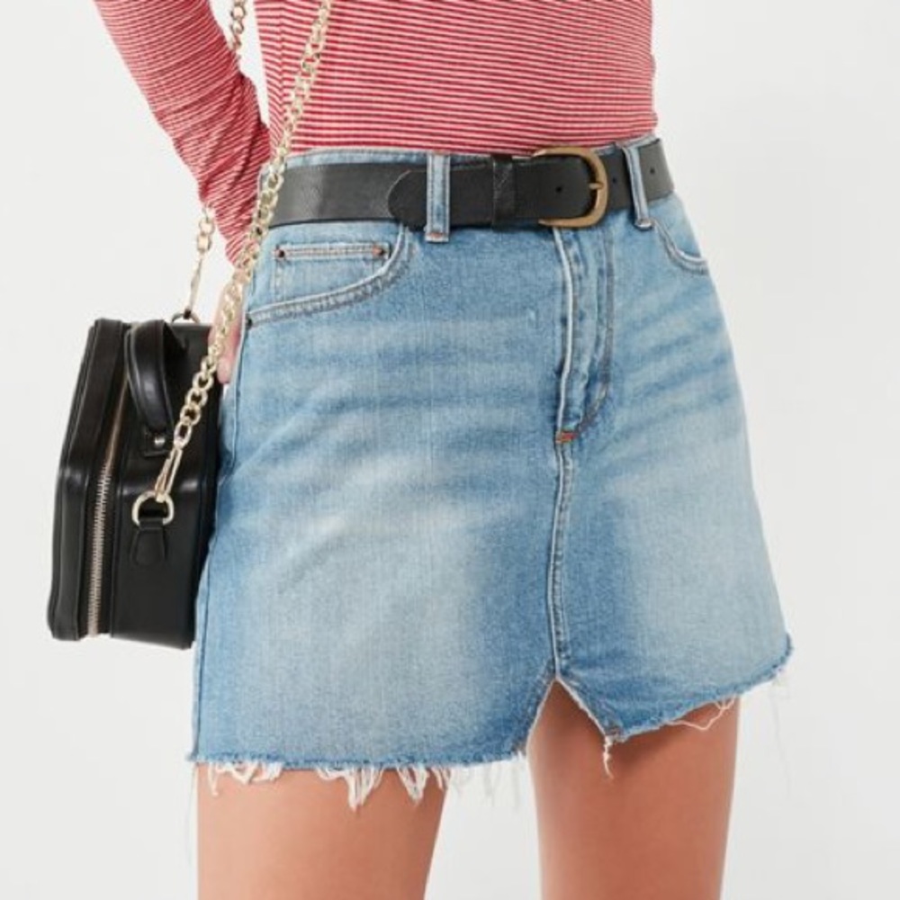 BDG denim mini skirt